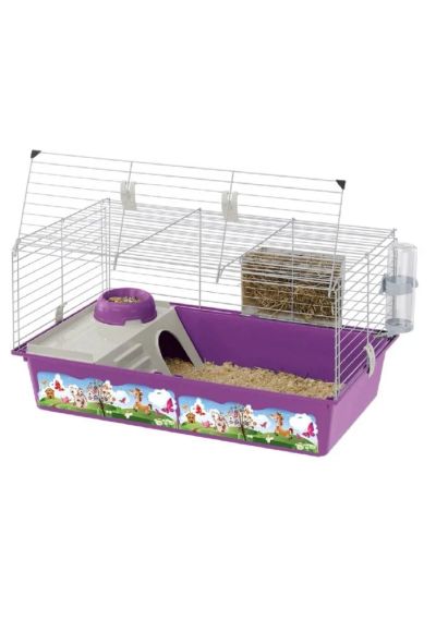 Лот: 5176127. Фото: 1. Клетка Ferplast CAVIE 80 DECOR... Домики, переноски, клетки, когтеточки