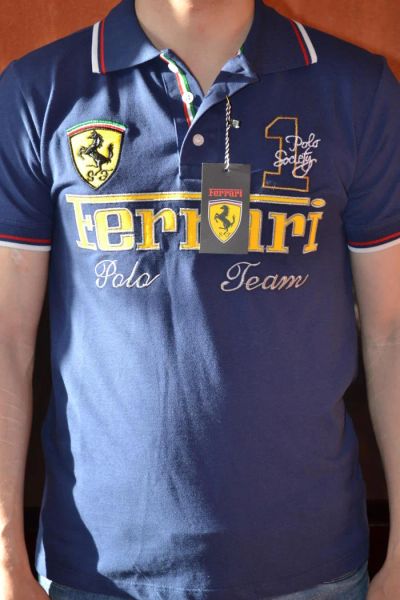 Лот: 4044464. Фото: 1. футболка поло Ferrari,46-48. Футболки, поло