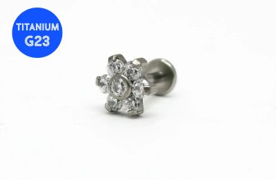 Лот: 10793185. Фото: 1. Новый титановый лабрет для хряща... Пирсинг