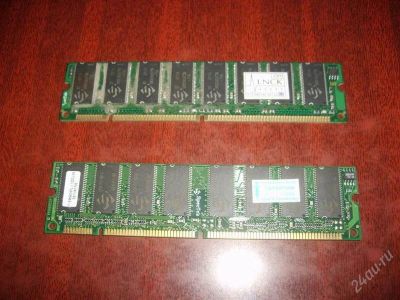 Лот: 857880. Фото: 1. 2 поалки памяти DIMM PC133 по... Оперативная память