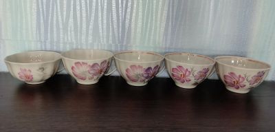 Лот: 17590439. Фото: 1. Фарфоровые чашечки 5 шт. Сервизы, наборы посуды