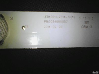 Лот: 15076562. Фото: 1. Led String LED40D11-ZC14-01(C... Запчасти для телевизоров, видеотехники, аудиотехники