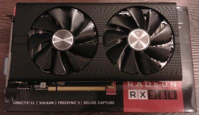 Лот: 13032438. Фото: 1. Видеокарта Sapphire RX580 Pulse... Видеокарты