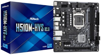 Лот: 18614802. Фото: 1. Материнская плата MB ASRock H510M-HVS... Материнские платы