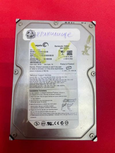 Лот: 20535781. Фото: 1. Жесткий диск Seagate Barracuda... Жёсткие диски (HDD)