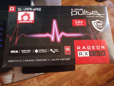 Лот: 20407066. Фото: 1. Видеокарта Pulse AMD Radeon RX... Видеокарты