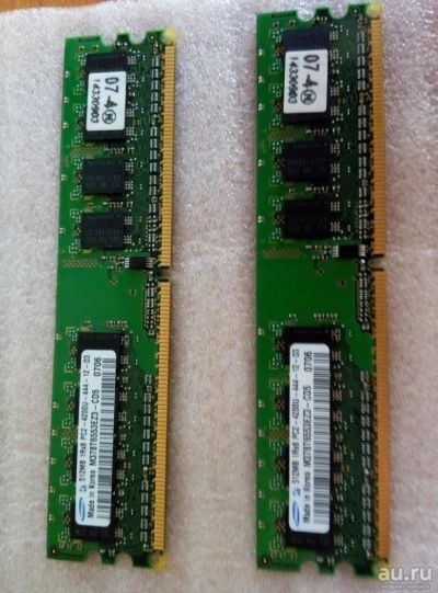 Лот: 7930013. Фото: 1. 1gb (2 X 512mb) Samsung 1rx8 Pc2... Оперативная память