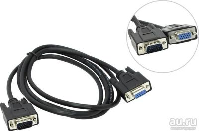Лот: 8634306. Фото: 1. Кабель SVGA VGA m/f удлинитель... Шлейфы, кабели, переходники