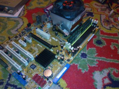 Лот: 3372868. Фото: 1. Мать asus m2n, проц AM2 5000... Материнские платы