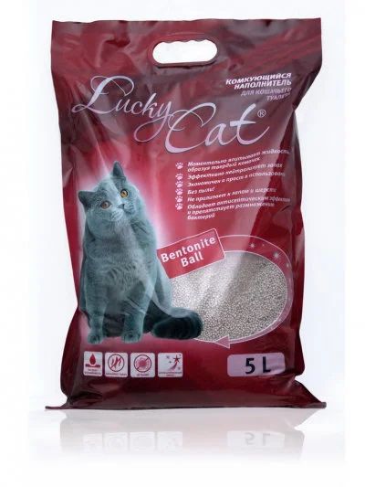 Лот: 14166459. Фото: 1. Наполнитель Lucky Cat (Лаки Кэт... Миски, лотки, наполнители