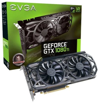 Лот: 12273691. Фото: 1. Видеокарта Evga GeForce GTX 1080... Видеокарты