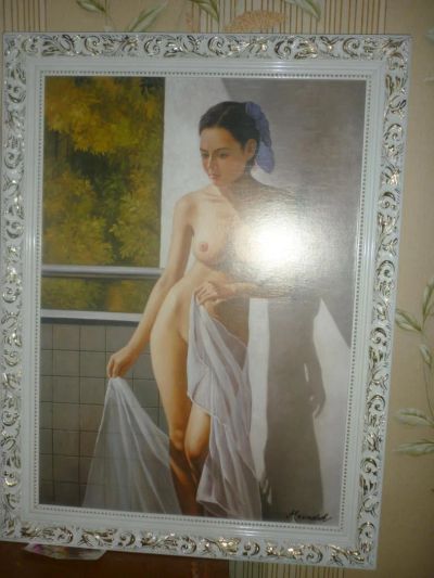 Лот: 4140242. Фото: 1. продам красивую картину с рубля. Холсты чистые