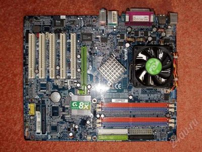 Лот: 430554. Фото: 1. MB GA-7N400 (S.462) & AMD Athlon... Материнские платы