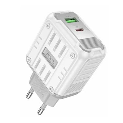Лот: 25733282. Фото: 1. Зарядное сетевое Usb A + Usb C... Зарядные устройства, блоки питания, адаптеры сетевые для смартфонов