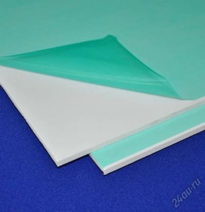 Лот: 7081661. Фото: 1. Пластик ПВХ листовой 3мм 400*1000мм. Материалы и сырьё