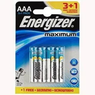 Лот: 14174581. Фото: 1. Батарейка Energizer Maximum AAA... Батарейки, аккумуляторы, элементы питания