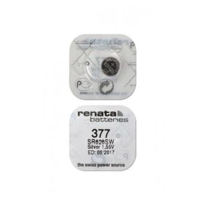 Лот: 15542887. Фото: 1. Эл/пит SR-626sw (R377) RENATA... Батарейки, аккумуляторы, элементы питания
