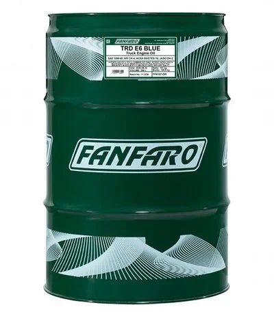 Лот: 16333748. Фото: 1. Fanfaro TRD E6 BLUE (208л) 10w-40. Масла, жидкости