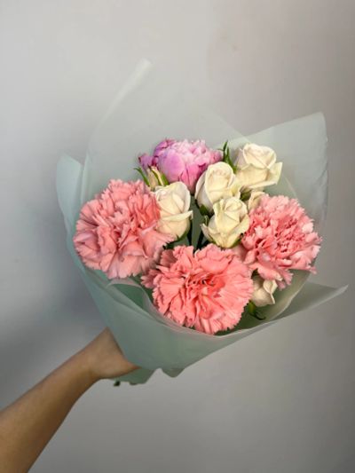 Лот: 22851247. Фото: 1. Букет-комплимент быстрые торги... Свежие цветы
