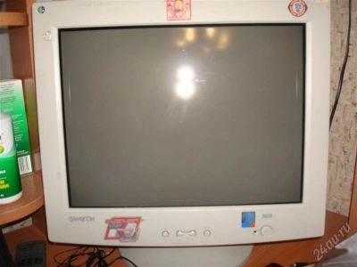 Лот: 1846823. Фото: 1. Монитор Samtron 76DF 17" плоский. ЭЛТ-мониторы