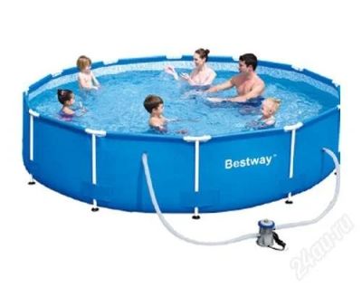 Лот: 2909650. Фото: 1. Бассейн 366х76см Bestway круглый... Другое (туризм, охота, рыбалка, самооборона)