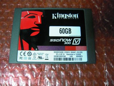 Лот: 5904456. Фото: 1. SSD диск 2.5" Kingston SATA. 60gb... SSD-накопители