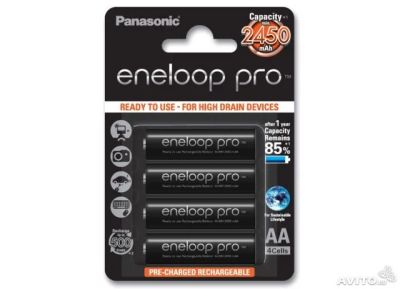 Лот: 4458882. Фото: 1. аккумуляторы Panasonic Eneloop... Аккумуляторы, зарядные