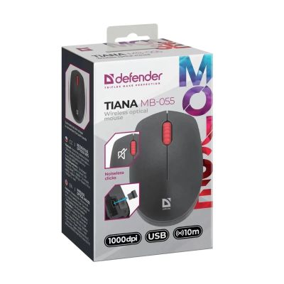 Лот: 25796537. Фото: 1. МЫШЬ БЕСПРОВ. DEFENDER Tiana MB-055... Клавиатуры и мыши