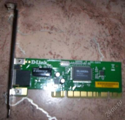 Лот: 1576530. Фото: 1. Сетевая карта PCI D-Link DFE-520TX... Сетевые карты