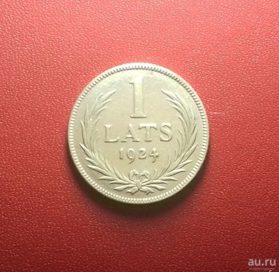 Лот: 17049597. Фото: 1. 1 лат 1924 года. Латвия. Серебро... Европа