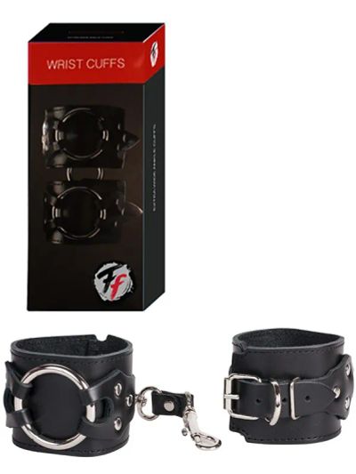 Лот: 22068552. Фото: 1. Наручники Wrist Cuffs – черные. Игрушки