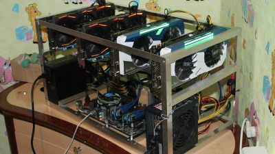 Лот: 9902464. Фото: 1. Ферма 3 GPU. Майнинг фермы, товары для майнинга