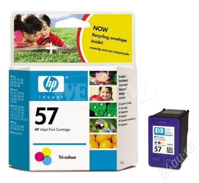 Лот: 371092. Фото: 1. Картридж HP 57. Картриджи, расходные материалы