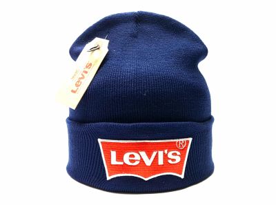 Лот: 15424916. Фото: 1. Шапка Levis big logo т.синий мужская... Головные уборы