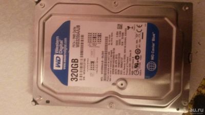 Лот: 8828179. Фото: 1. Wd 320гб новый + переходник. Жёсткие диски (HDD)