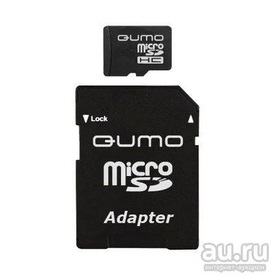 Лот: 9283987. Фото: 1. Карта памяти MicroSD 32 Gb Qumo... USB-флеш карты