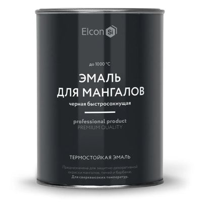 Лот: 24117403. Фото: 1. Эмаль Elcon, Max Therm, для мангалов... Краски, лаки, растворитель