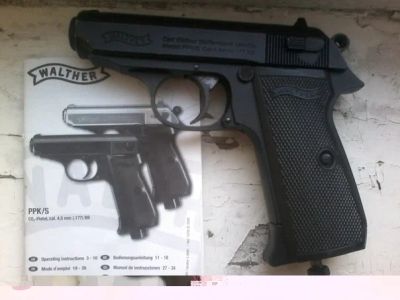 Лот: 3702200. Фото: 1. Пневматический пистолет Walter... Пневматическое оружие