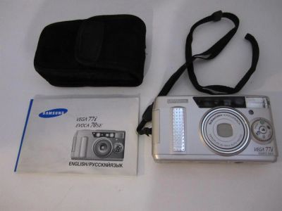 Лот: 3204411. Фото: 1. Фотоаппарат Samsung(плёночный... Плёночные компактные