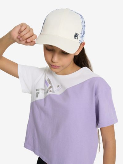 Лот: 24930873. Фото: 1. Бейсболка для девочек FILA, Белый. Другое (спортивная одежда)