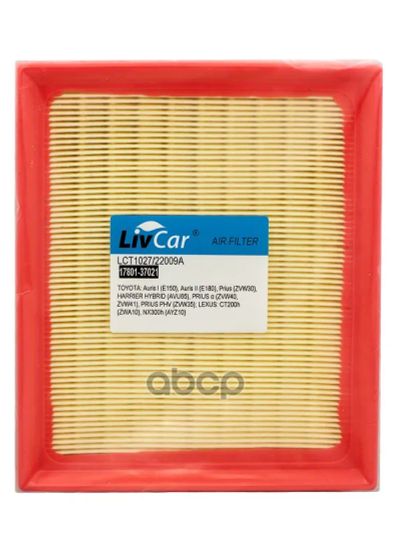 Лот: 24858428. Фото: 1. Livcar Air Filter Lct1027/22009A... Расходные материалы