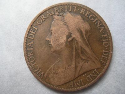 Лот: 5488927. Фото: 1. пенни 1901. Великобритания и острова