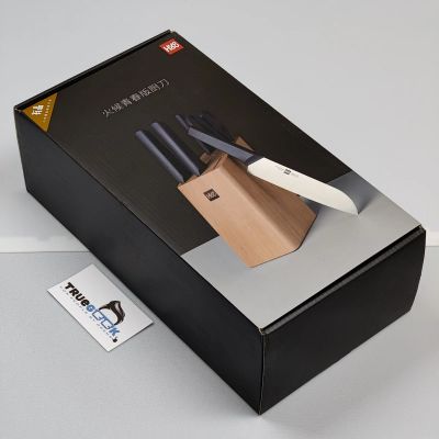 Лот: 16717745. Фото: 1. Набор ножей Xiaomi Huo Hou Fire... Столовые приборы, ножи