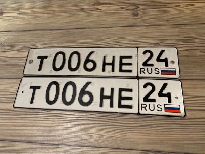Лот: 21140091. Фото: 1. ГосНомер Т 006 НЕ 24. Госномера