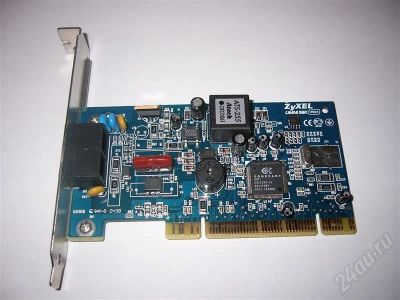 Лот: 431978. Фото: 1. ZyXEL OMNI 56K PCI Plus. Проводные модемы