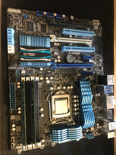 Лот: 25358749. Фото: 1. Мат плата Asus P8z68-V. Материнские платы