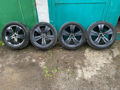 Лот: 23695559. Фото: 1. Колеса зимние шипованные 225/50R17... Шины на дисках