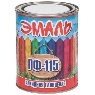 Лот: 24414732. Фото: 1. Эмаль Zabor, ПФ-115, алкидная... Краски, лаки, растворитель