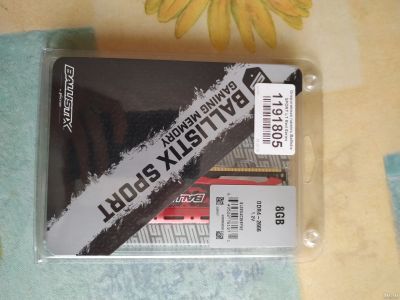 Лот: 13864299. Фото: 1. ОЗУ DDR4 Crucial Ballistix LT... Оперативная память