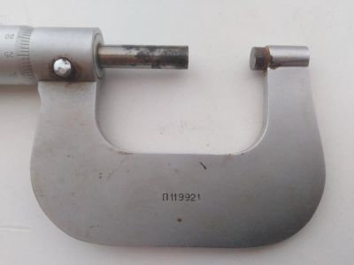 Лот: 23332572. Фото: 1. Микрометр 25-50 мм. СССР. Ручной инструмент